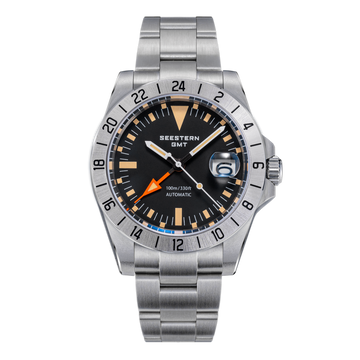 Seestern Heritage S436-2 BB Black Dial GMT Automatic