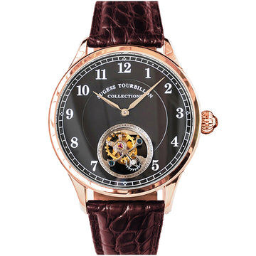 Tourbillon Master SU8002GB Automatic Movement Rose Gold Case