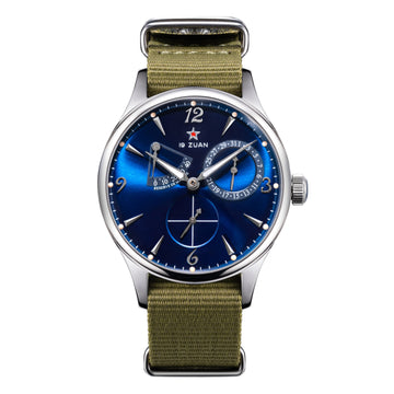 S388 Seagull Movement Watch 1780 40mm Automatic Blue Dial