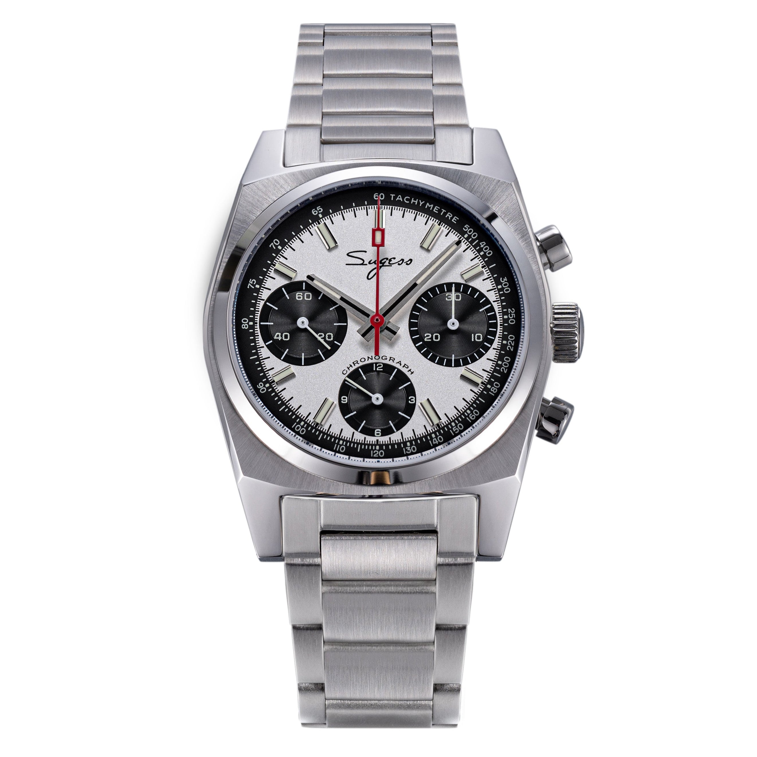 Chrono Heritage S419-2 Chronograph Panda Dial Bracelet