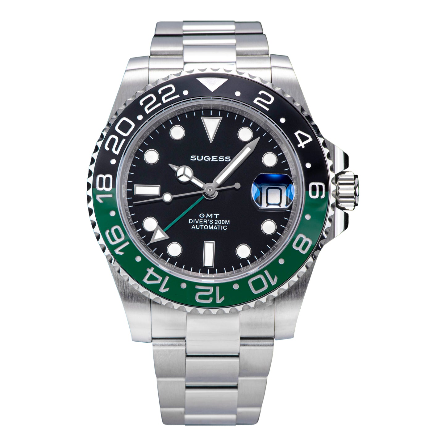 GMT DIVER'S SG116710LN Green Black Bezel Jubilee Bracelet