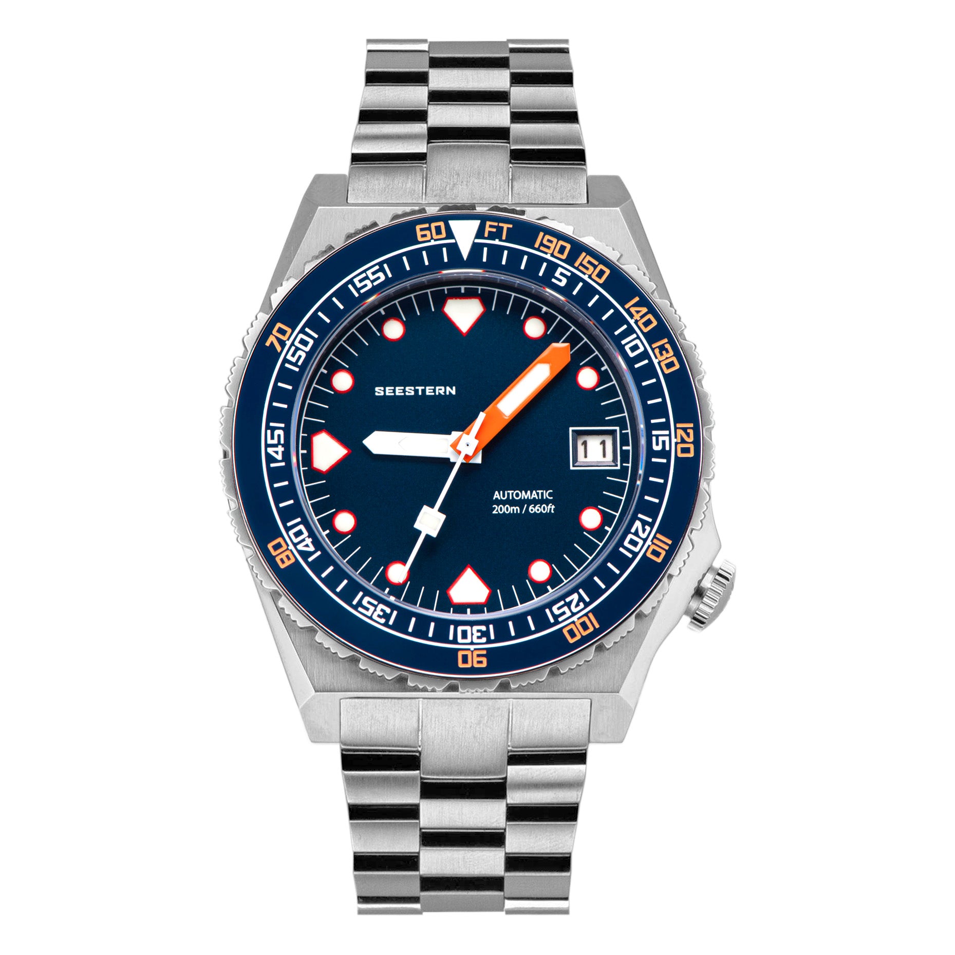 Seestern Sub 600T Stainless Steel Ceramic Bezel Seaman NH35A