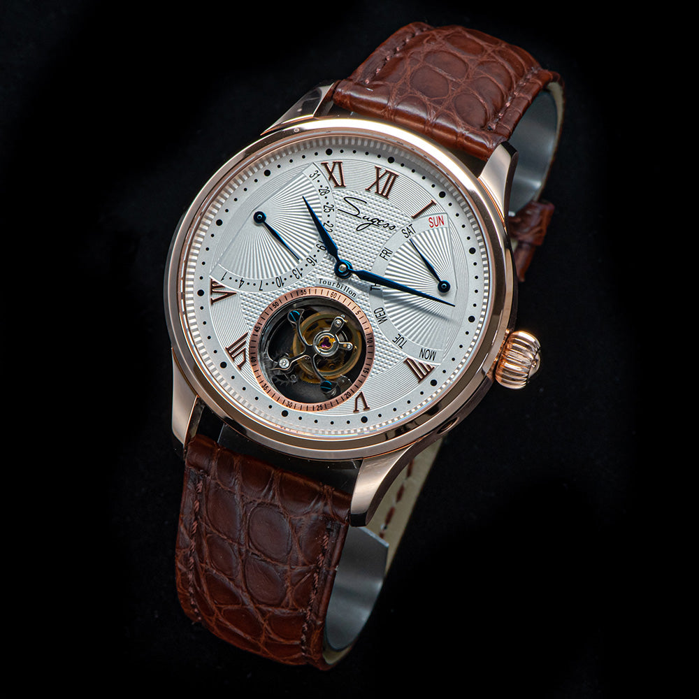 Tourbillon Master SU8004RG Rose Gold Case