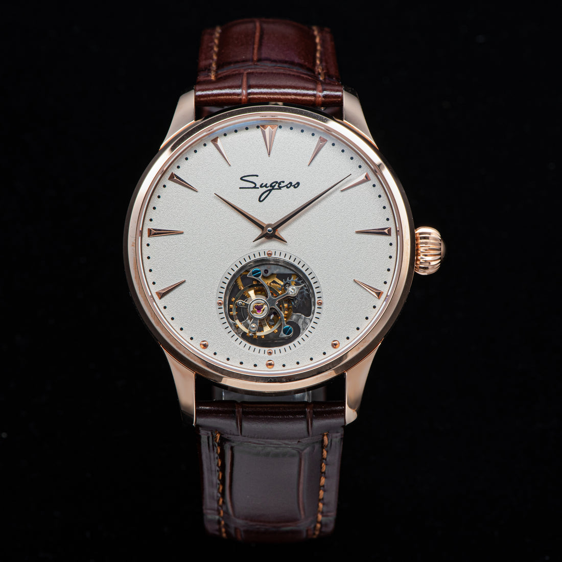 Tourbillon Master SU8000GG Rose Gold Case