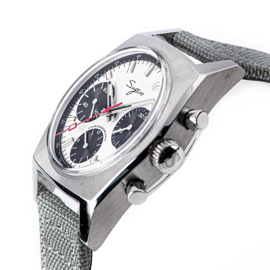 苏格斯复古计时码表 SU1901F001GN/SN