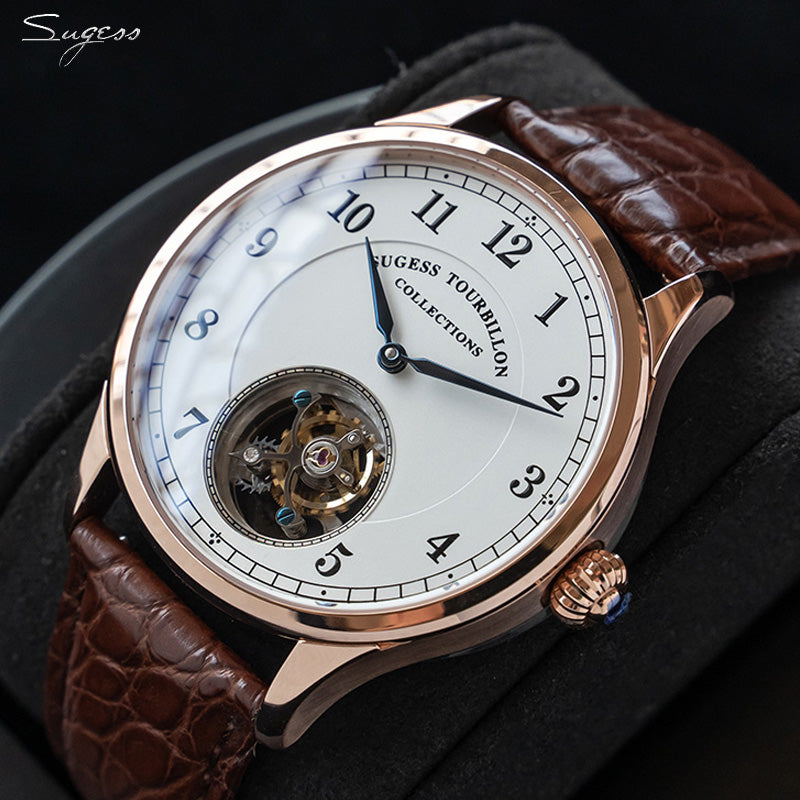 Tourbillon Master SU8000GW Rose Gold Case