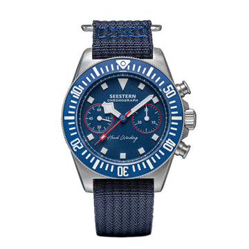 Seestern Chrono S445 Chronograph Blue Dial ST19 Movement