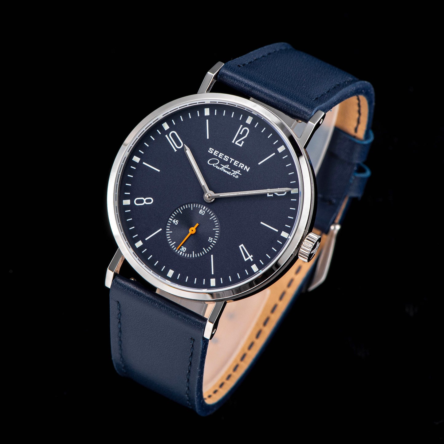 Seestern Automatic S382 38mm Deep Blue Dial Classic Automatic Watch