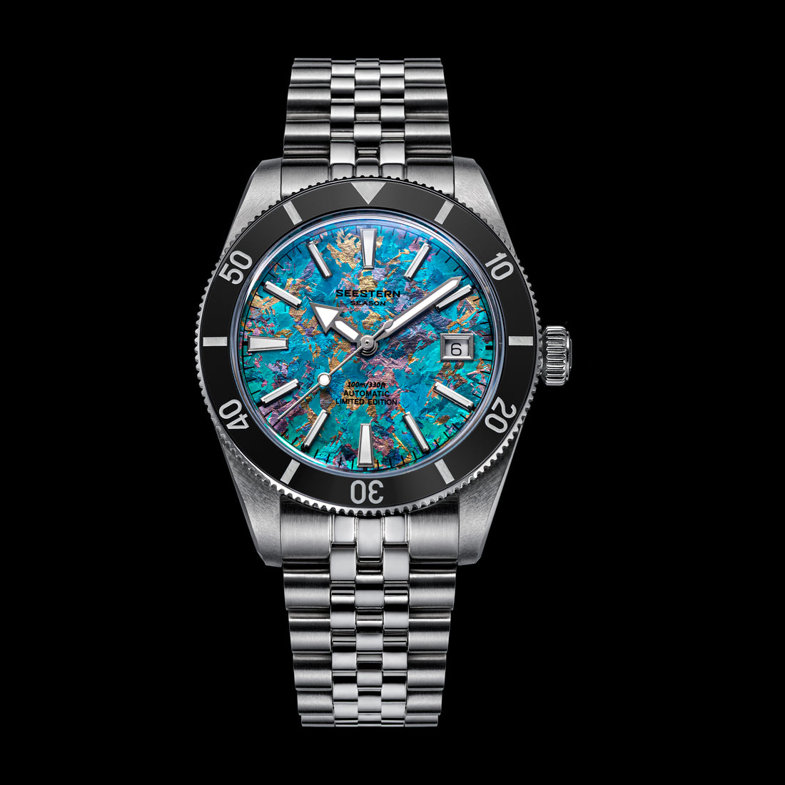 Seestern S477 Diver Green Dial Ceramic Bezel