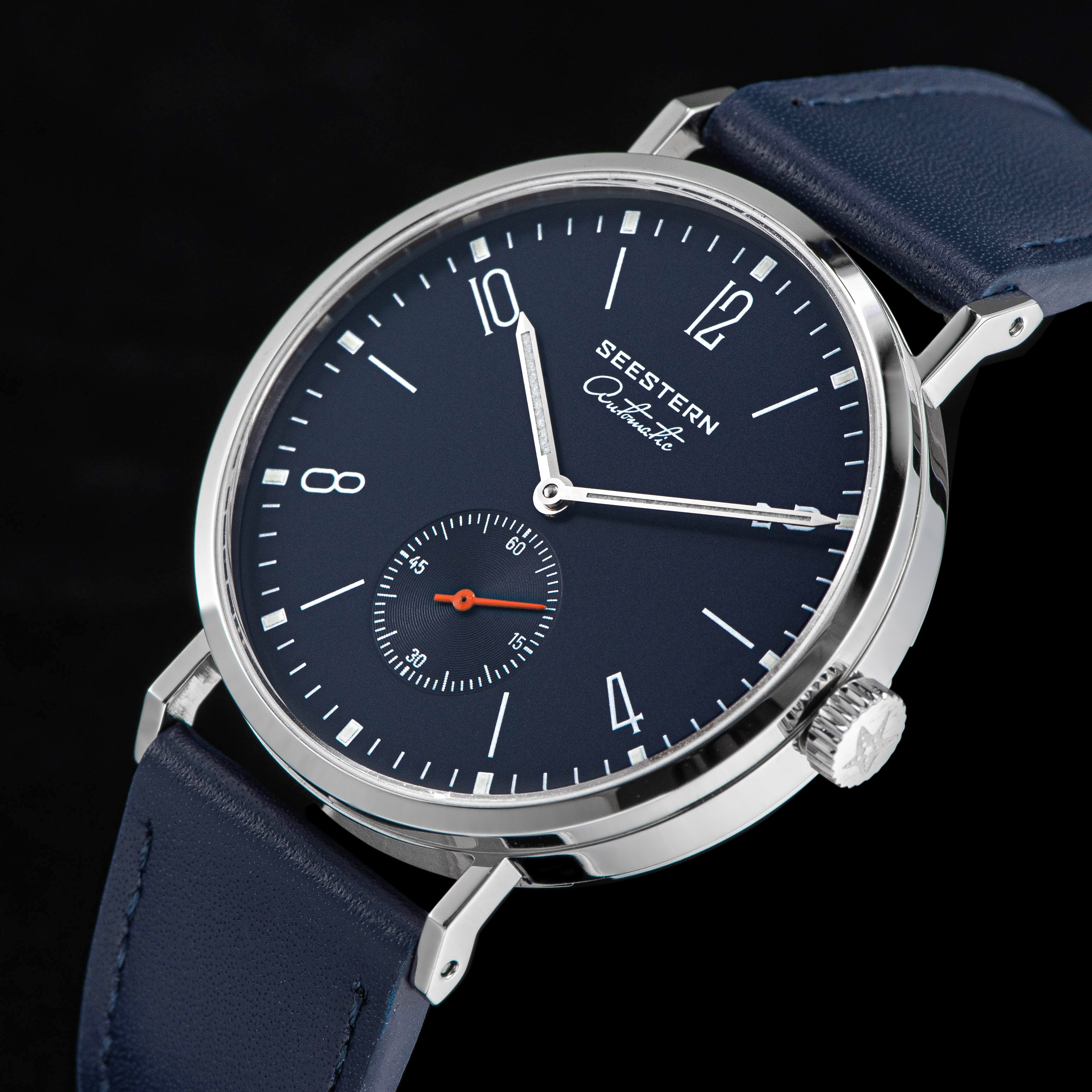 Seestern Automatic S382 38mm Deep Blue Dial Classic Automatic Watch