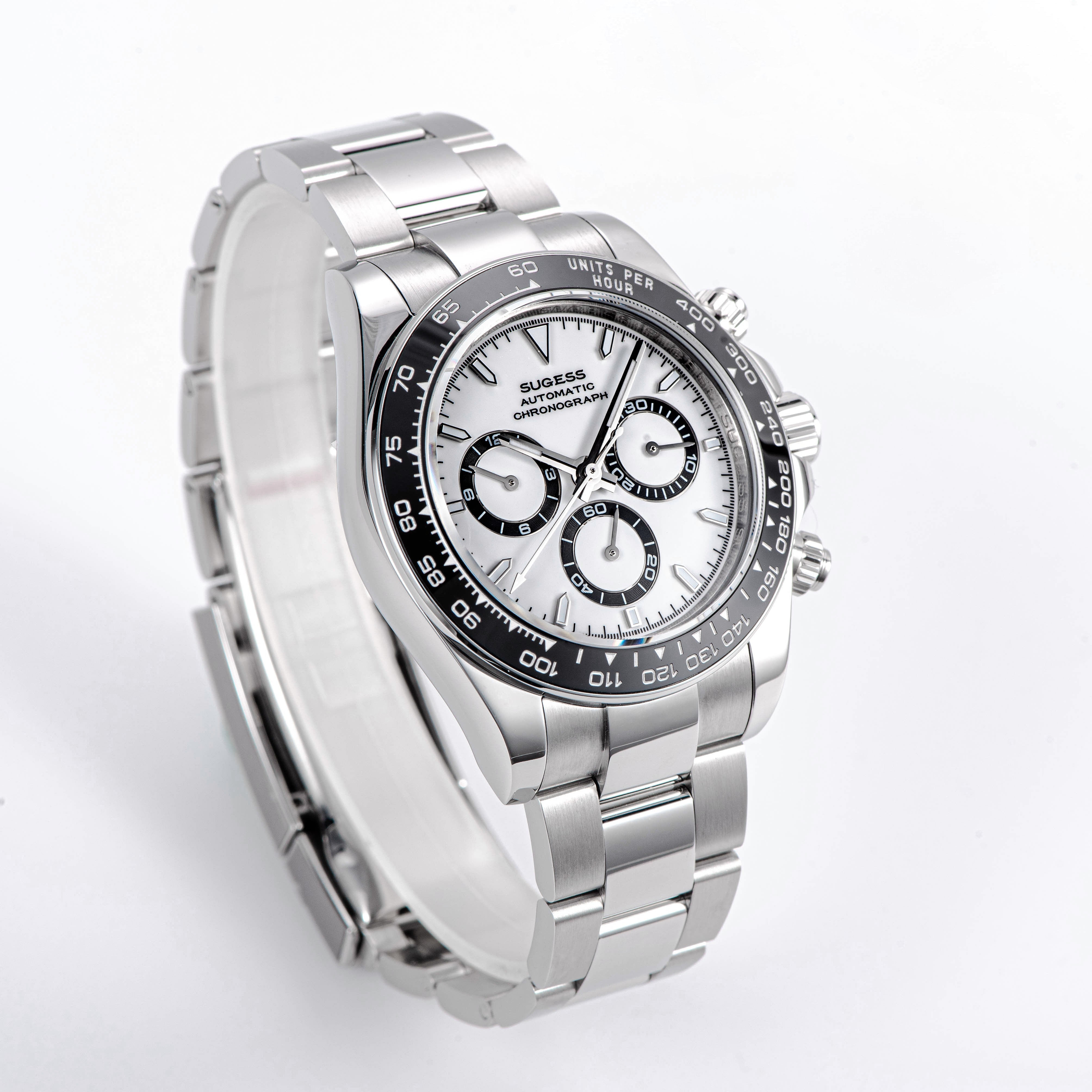 Automatic Chronograph S418-2.006 Ice Blue Dial Ceramic Bezel Professio