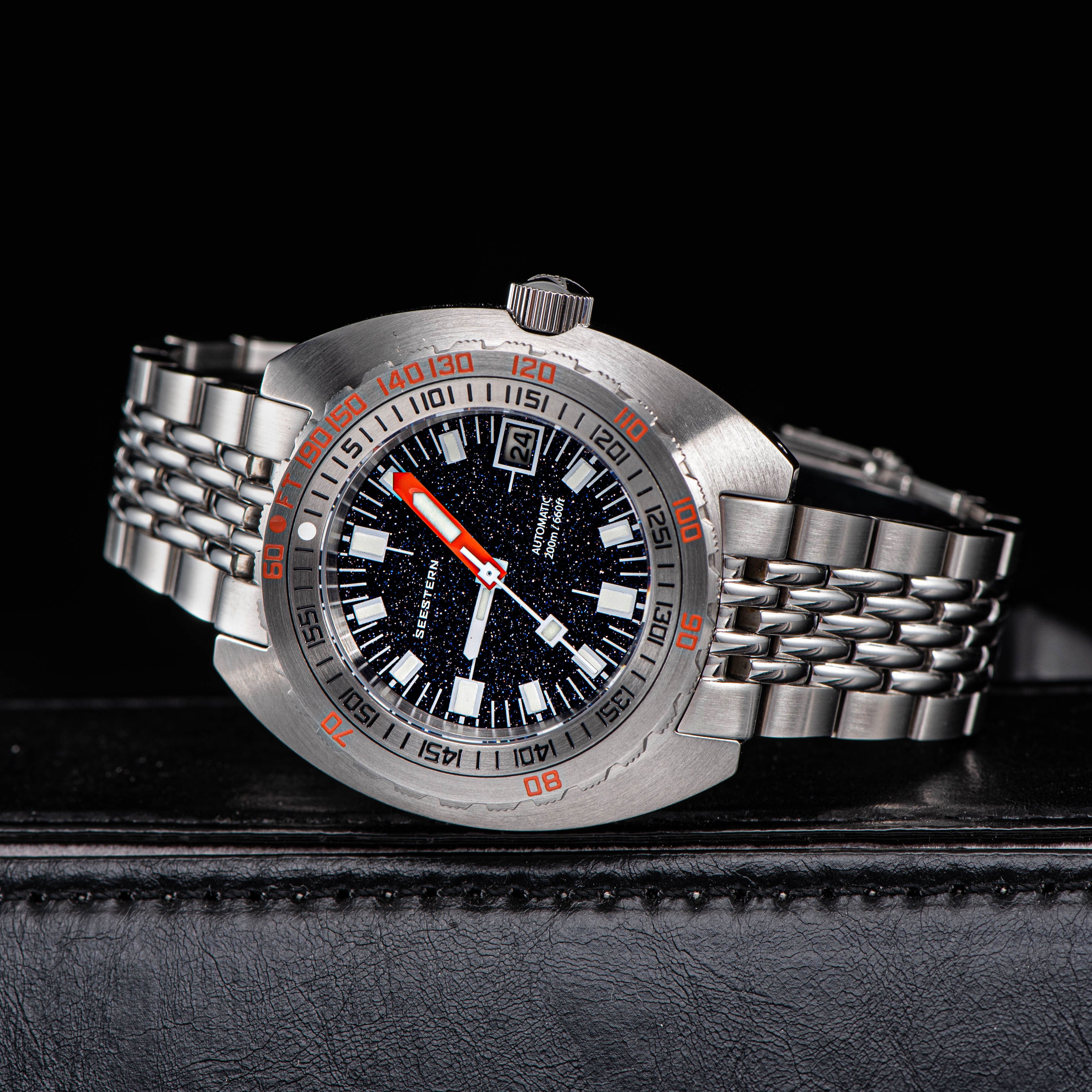 Seestern Sub300T Stainless Steel Ceramic Bezel Seaman NH35A