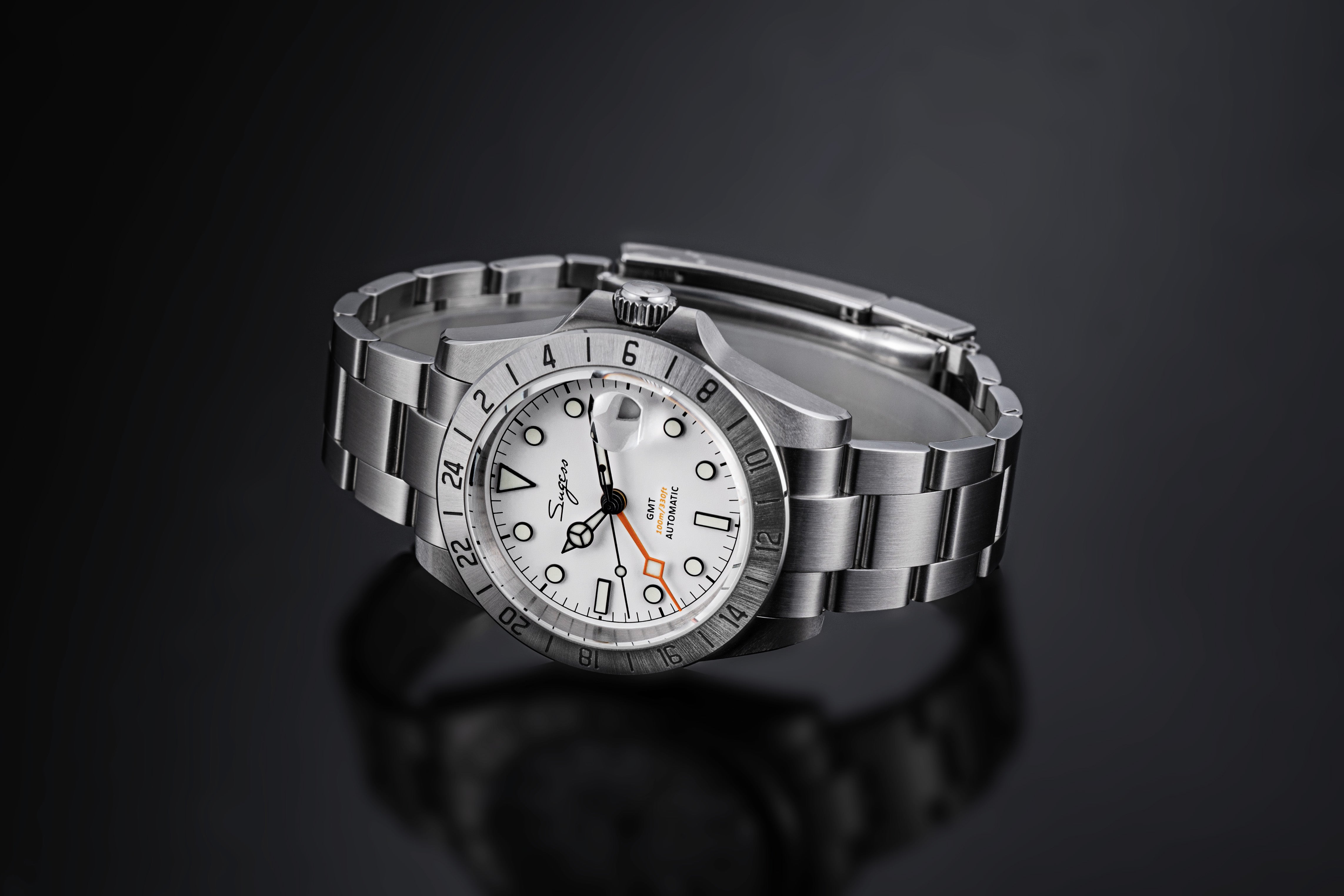 Heritage S463 BB GMT White Dial