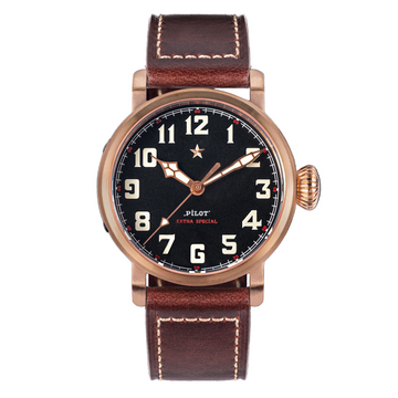 Pilot Master S408 Black Dial ST2130 Automatic Movement CUSN8 BRONZE