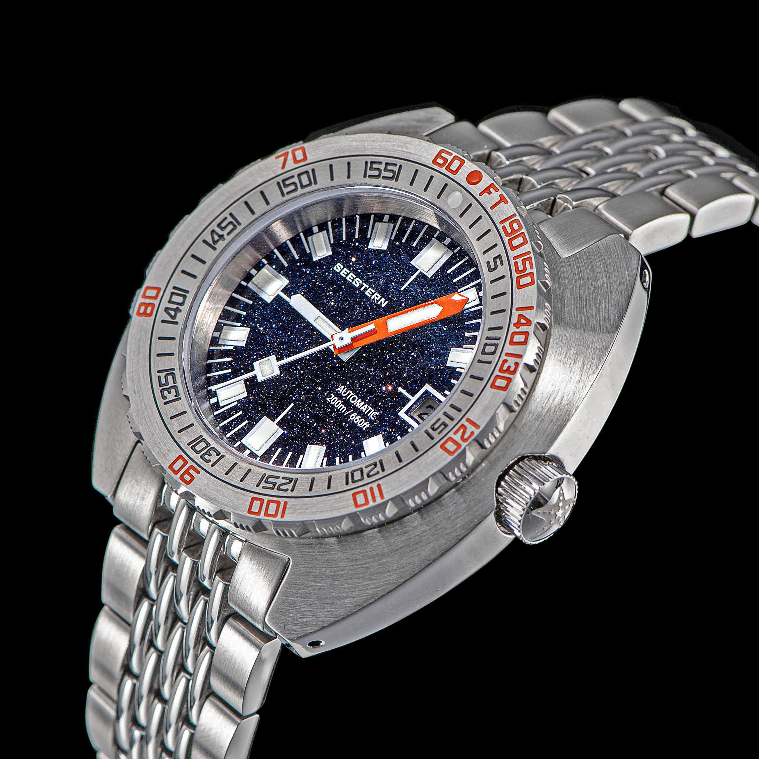 Seestern Sub300T Stainless Steel Ceramic Bezel Seaman NH35A