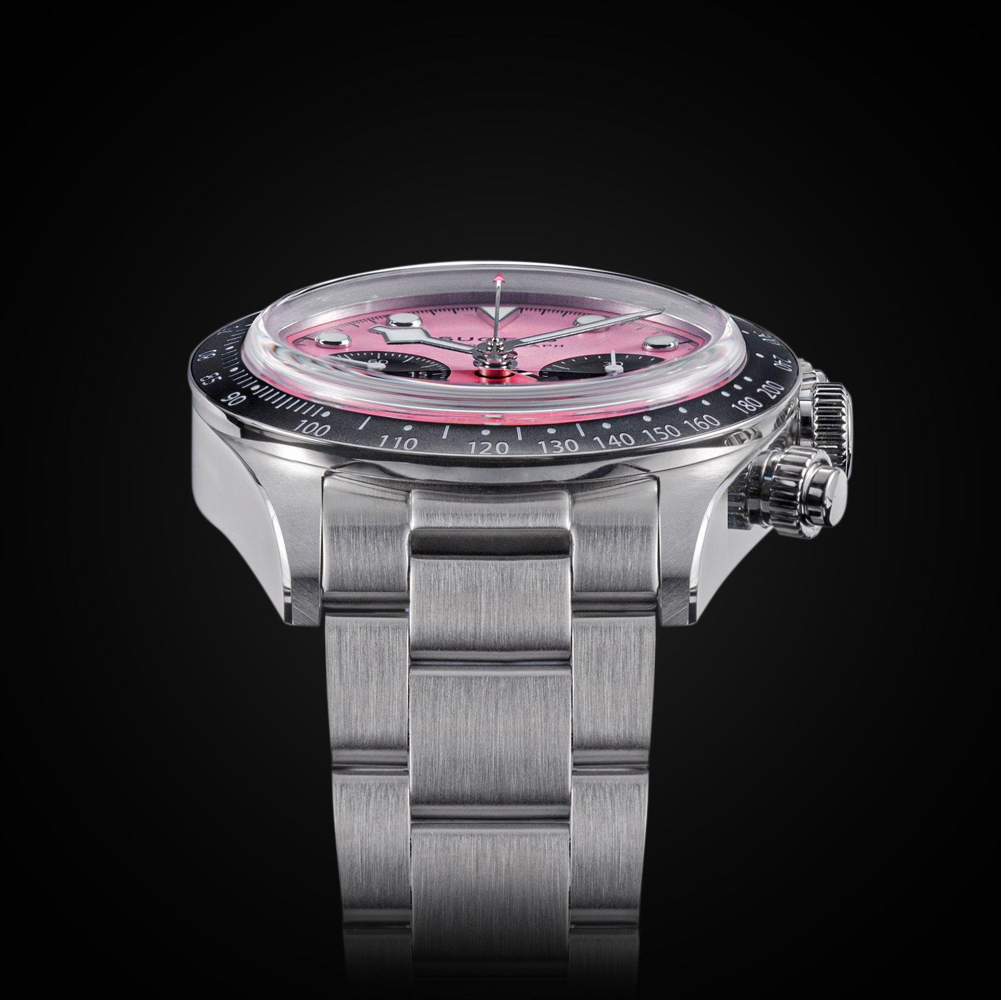 Chrono Heritage S475 Chronograph Power Reserve Smile Pink Panda Dial