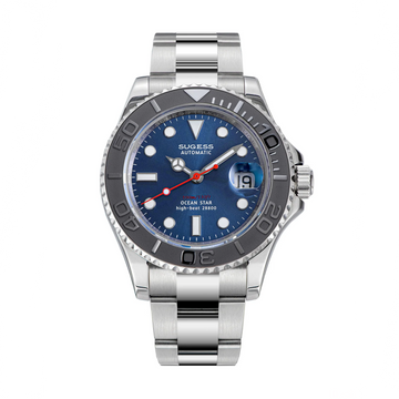 Ocean Star S450 YM Diver Watch ST2130 Ceramic Bezel Blue Dial Limited Edition