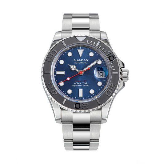 Ocean Star S450 YM Diver Watch ST2130 Ceramic Bezel Blue Dial Limited Edition