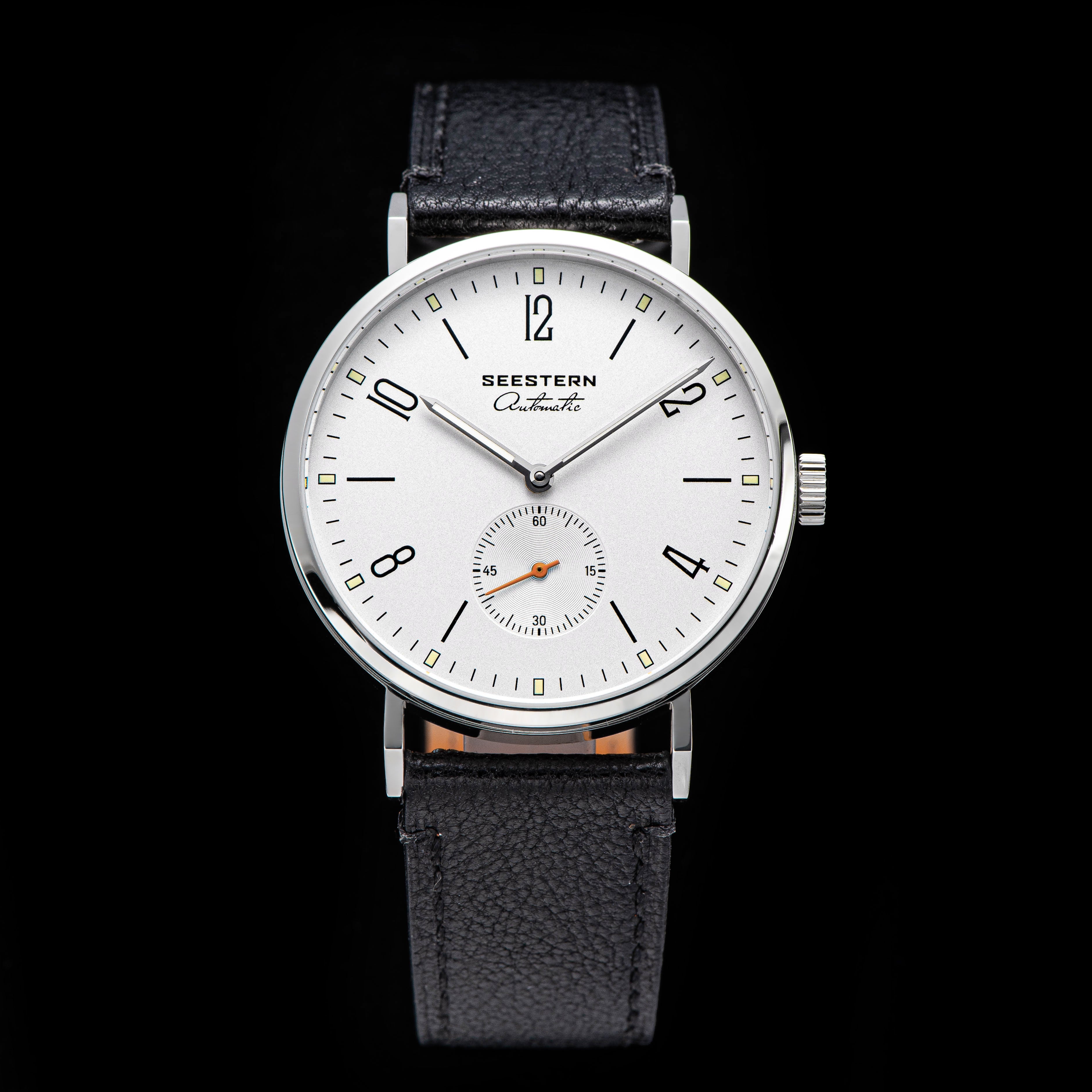 Seestern Automatic S382 38mm White Dial Classic Automatic Watch