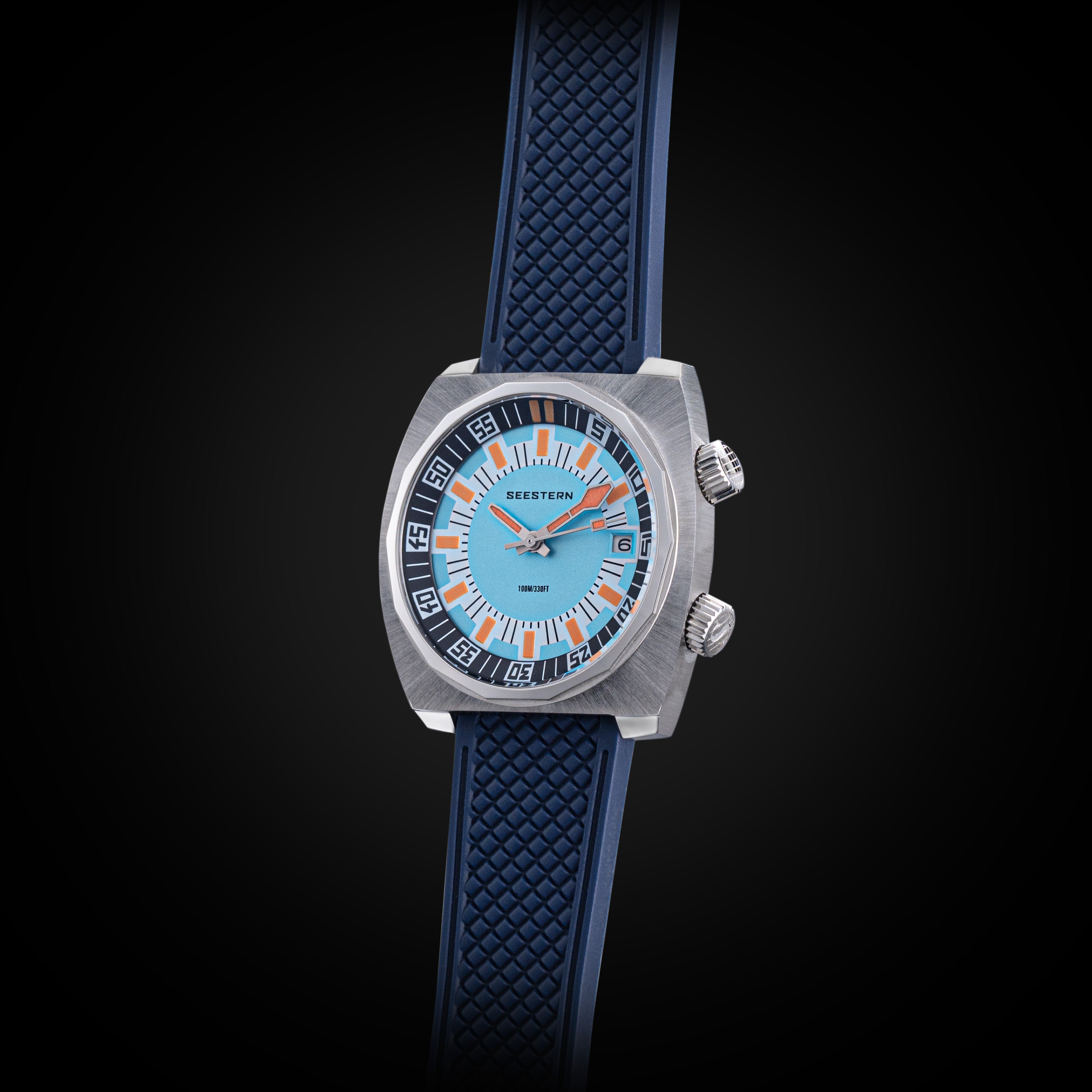 Seestern S471 Internal Rotating Bezel Blue Dial Automatic