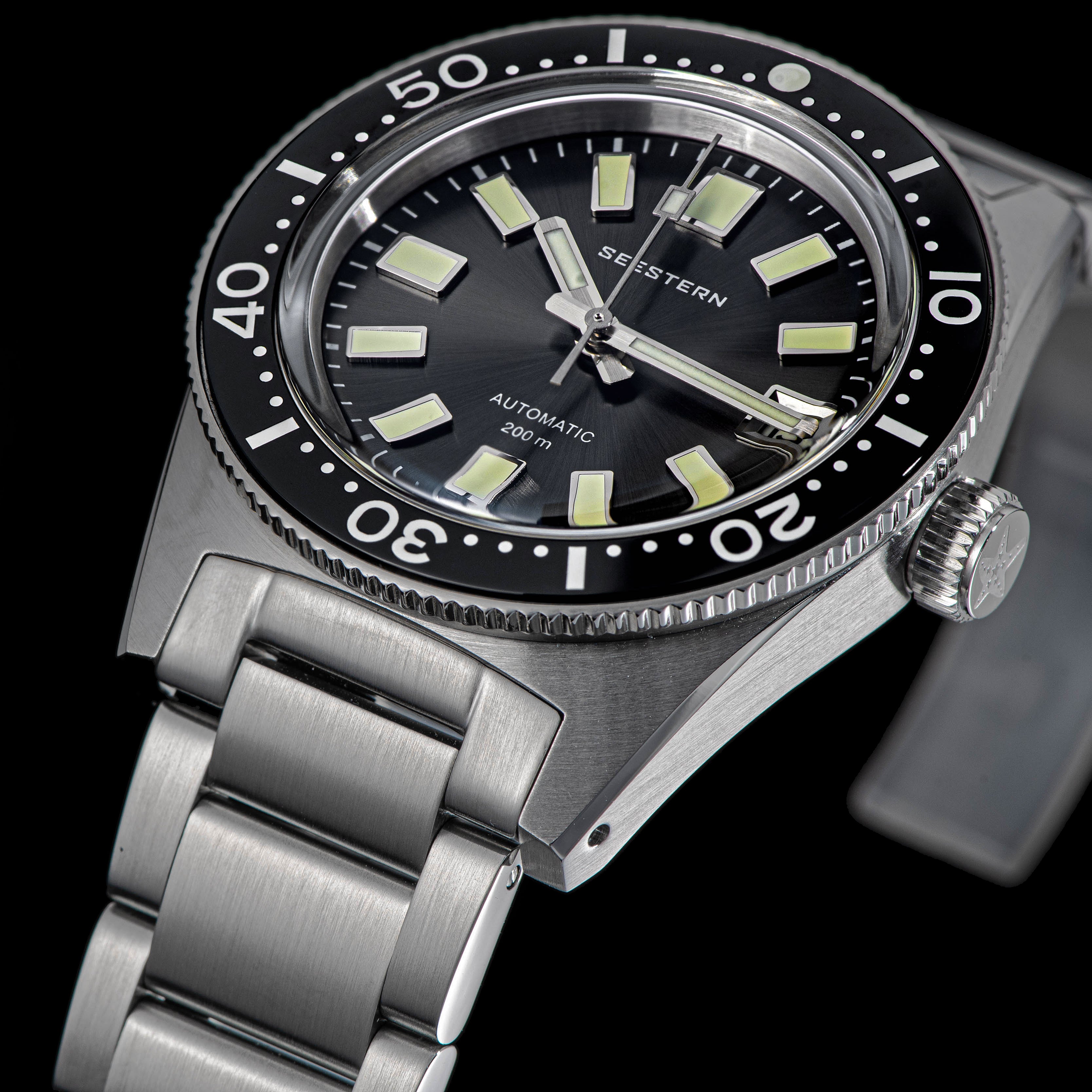 Seestern 62MAS Stainless Steel Ceramic Bezel Seiko NH35A Automatic