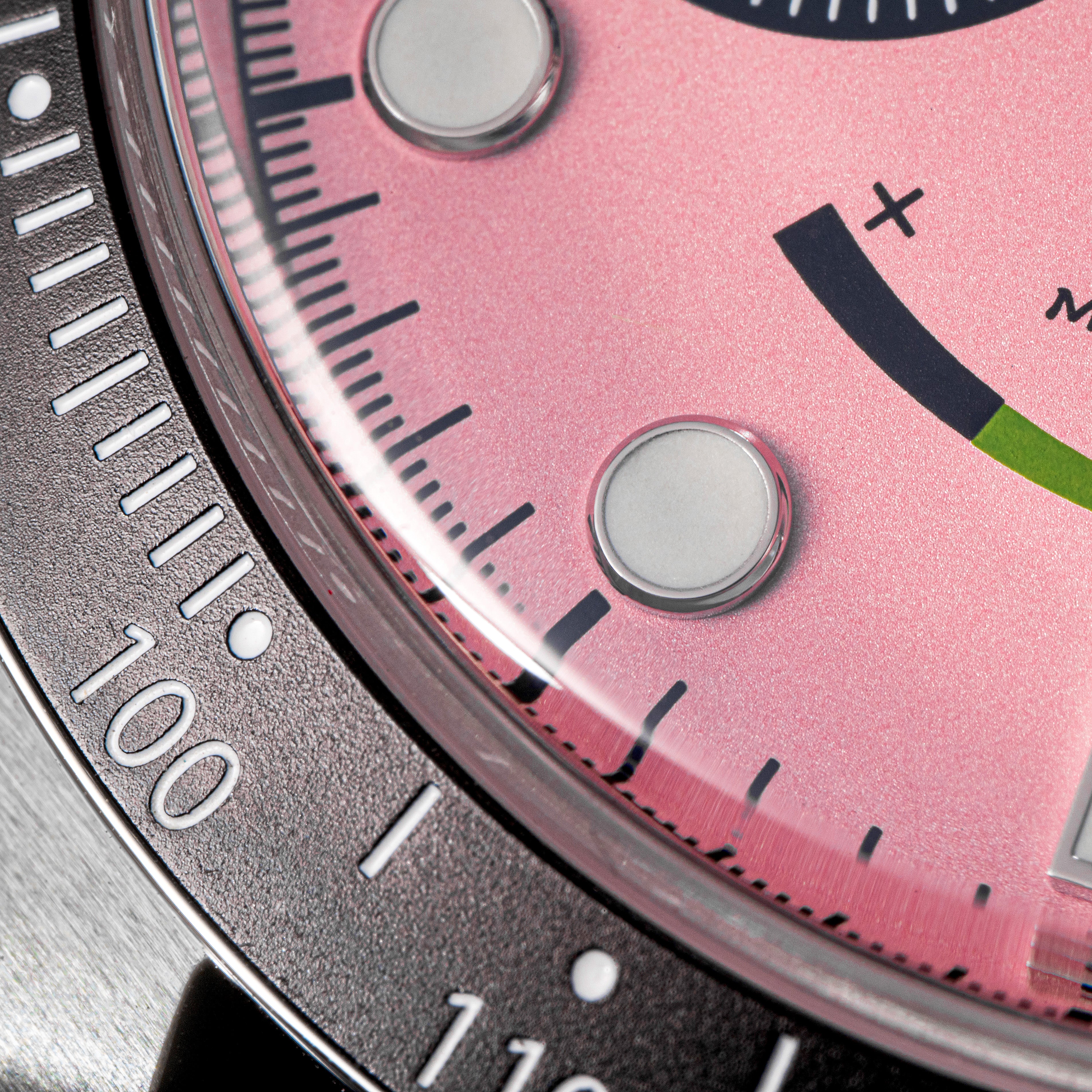 Chrono Heritage S475 Chronograph Power Reserve Smile Pink Panda Dial