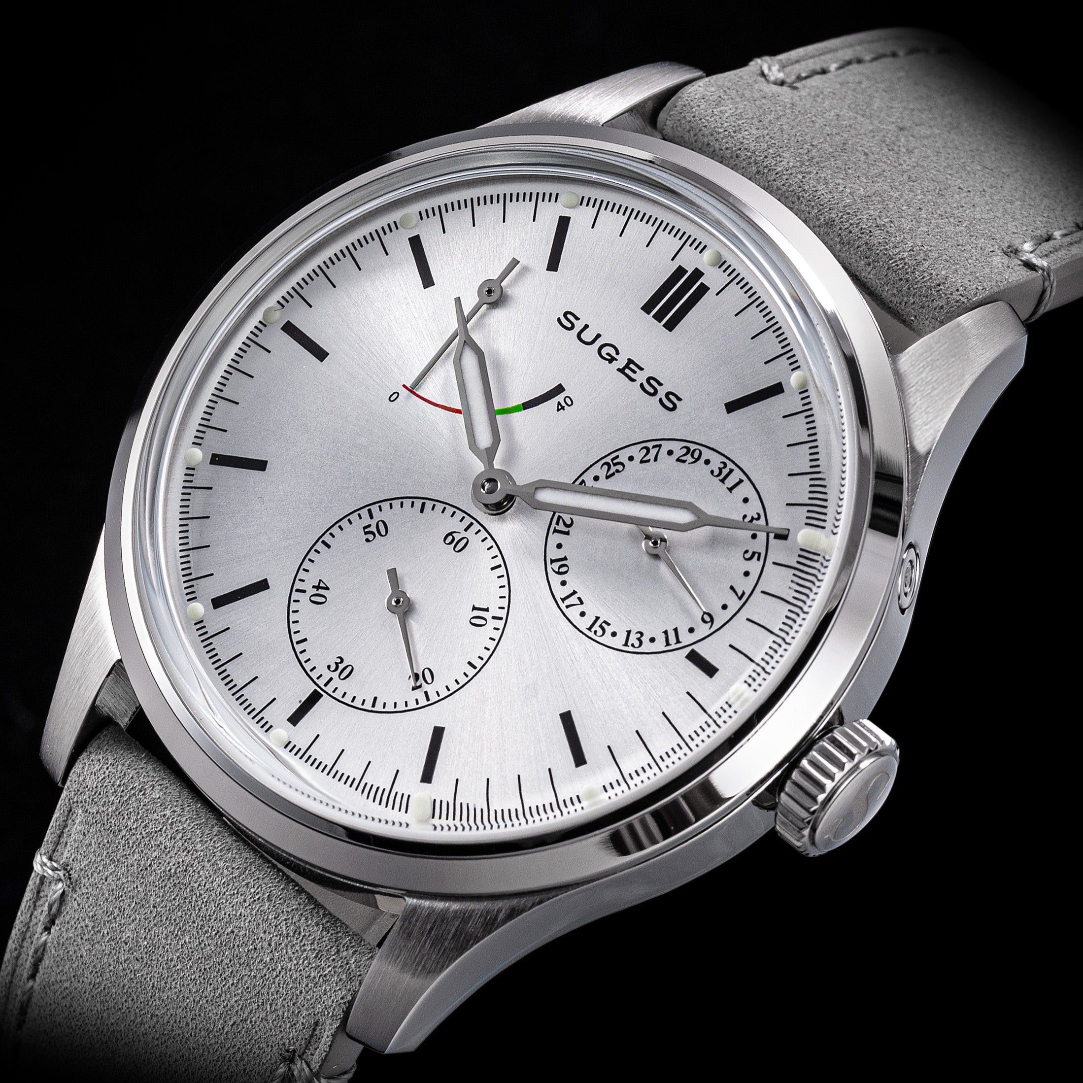 Sugess S458 Silver Dial Stainless-Steel Automatic