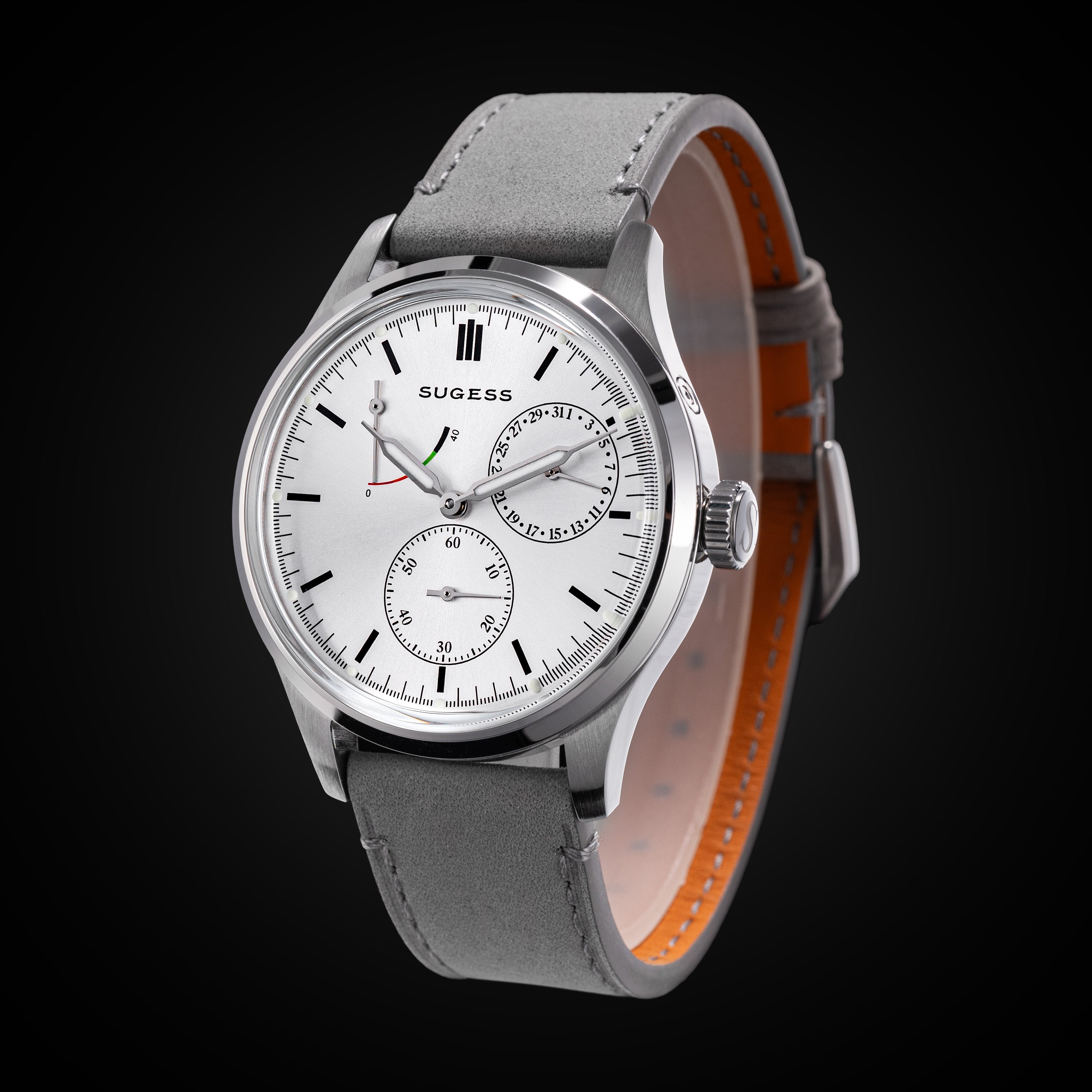 Sugess S458 Silver Dial Stainless-Steel Automatic