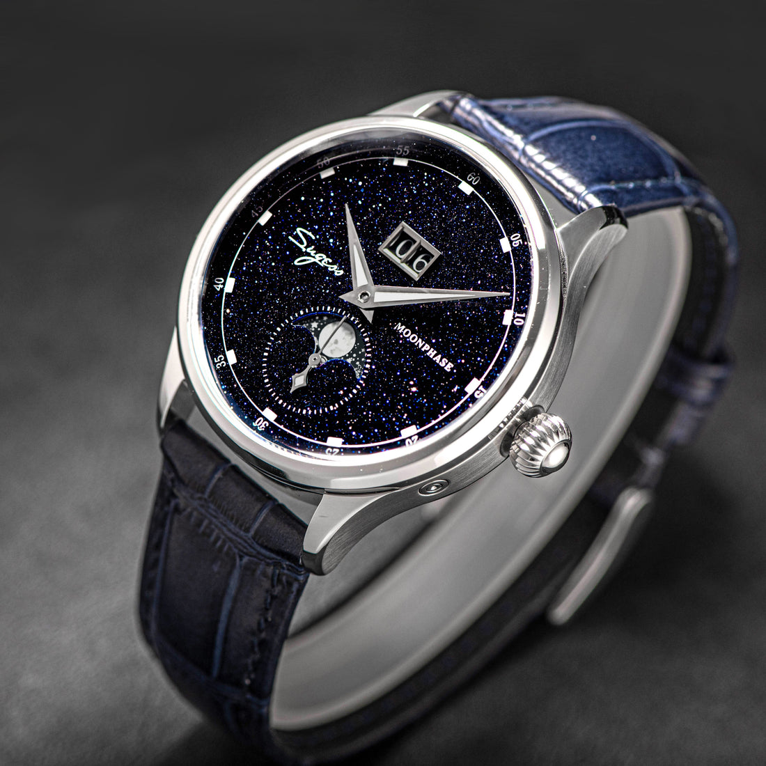 MoonPhase Master SU2528STRA-V3 (Ship From Canada)