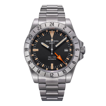 Seestern Heritage S436-2 BB Black Dial GMT Automatic