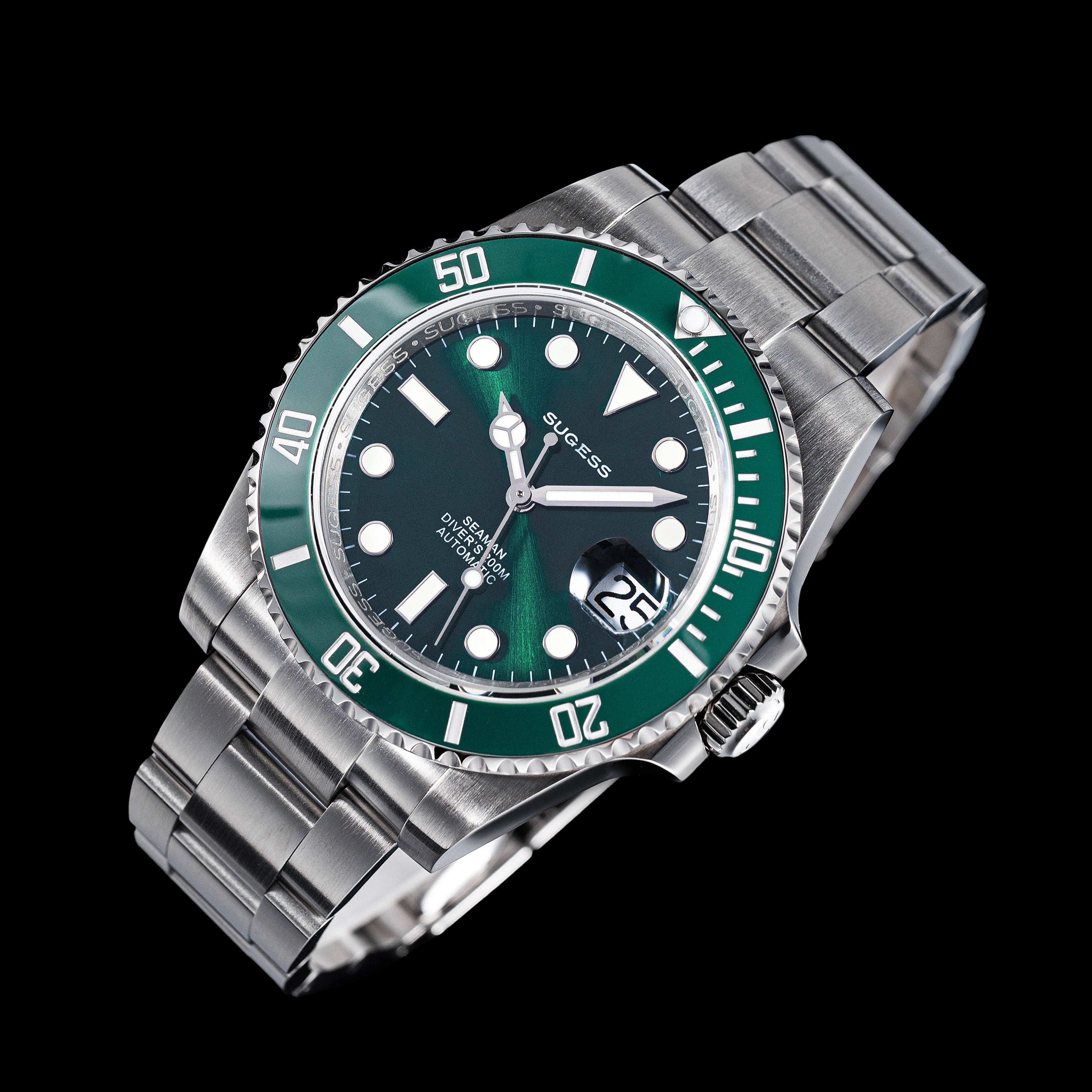Submariner V10 Stainless Steel Ceramic Bezel Seaman NH35A