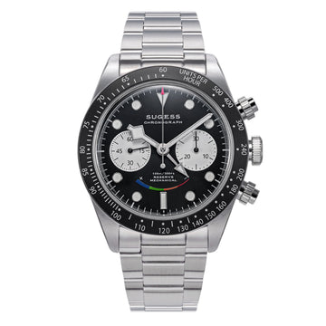 Chrono Heritage S475 Chronograph Power Reserve Smile Black Panda Dial