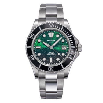 Sugess S476 Green Glacier Crackle Dial Automatic