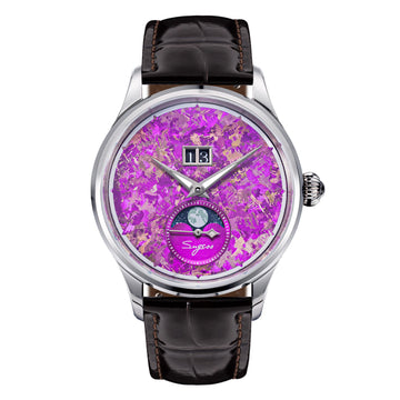 Sugess S401 MoonPhase Master Automatic Purple Dial
