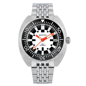 Seestern DOX12 Checker Dial Diver Luminous