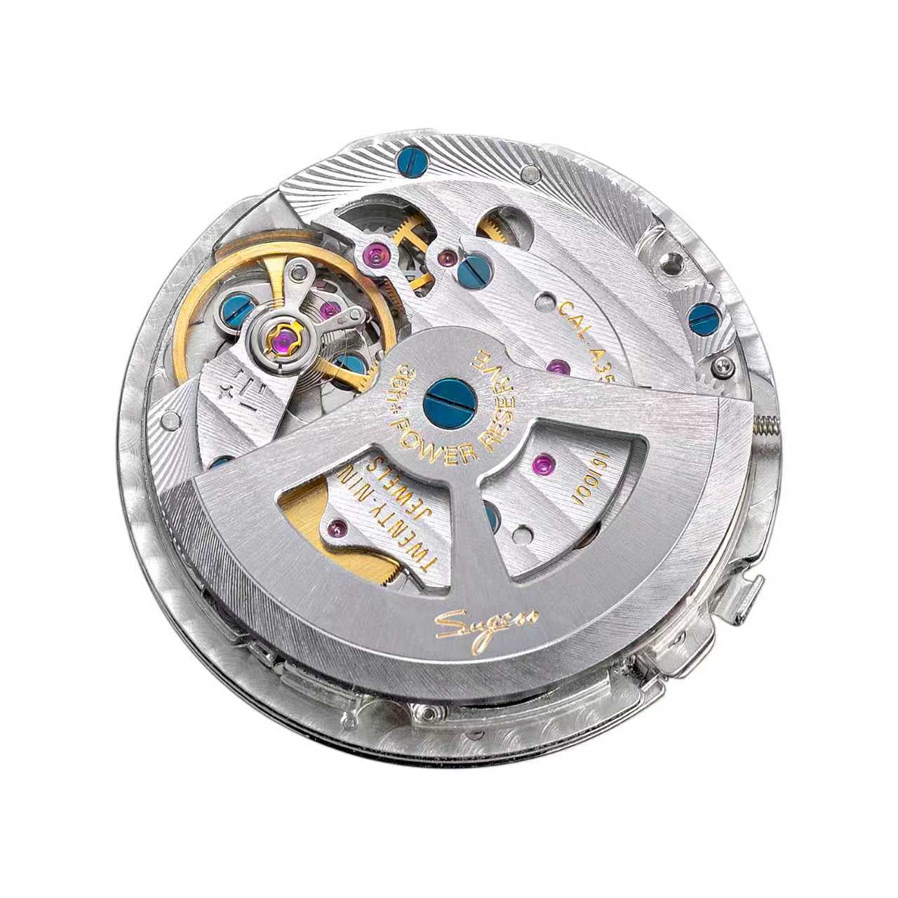 Sugess S458 Deep Blue Dial Stainless-Steel Automatic