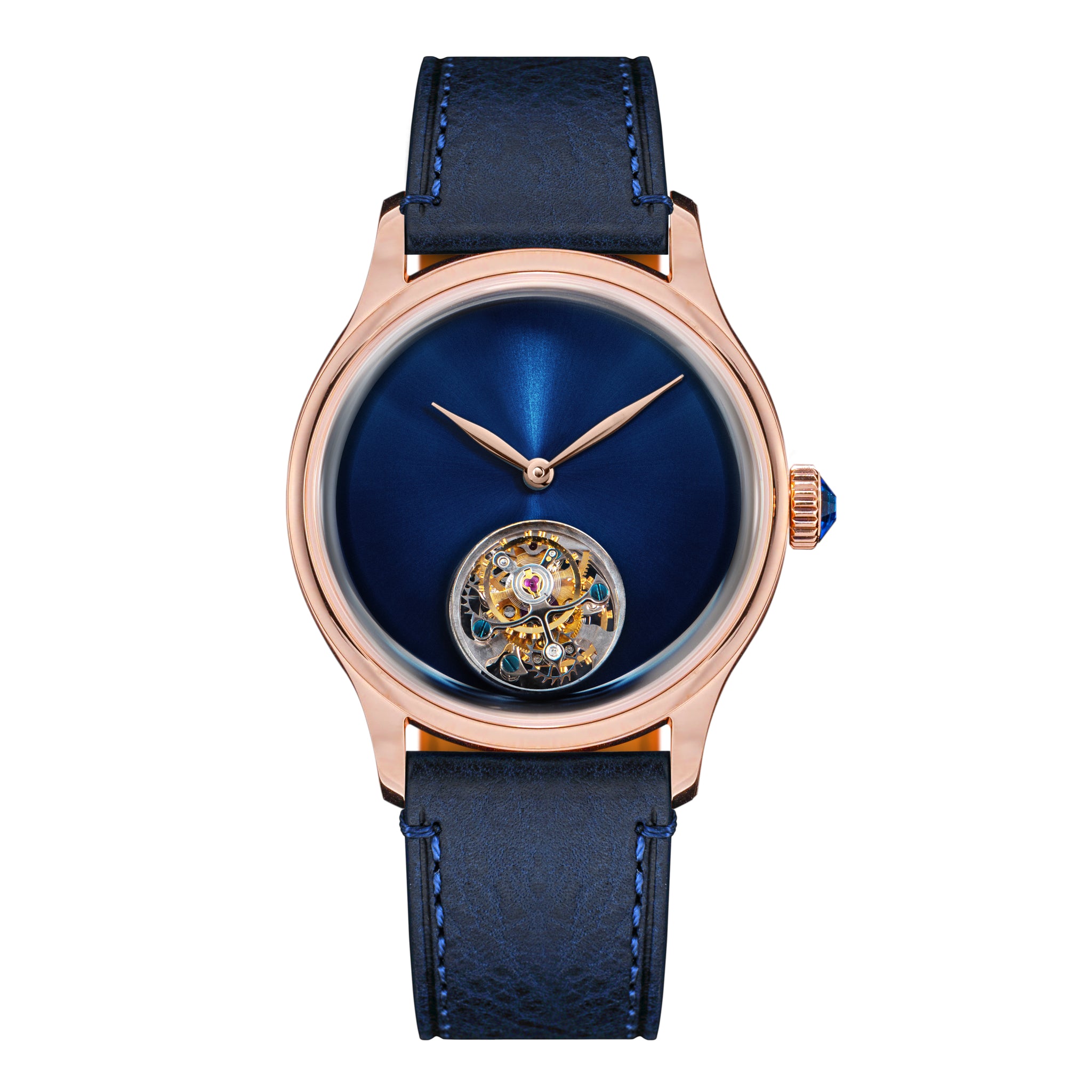 Tourbillon Master S454 Rose Gold Blue Dial