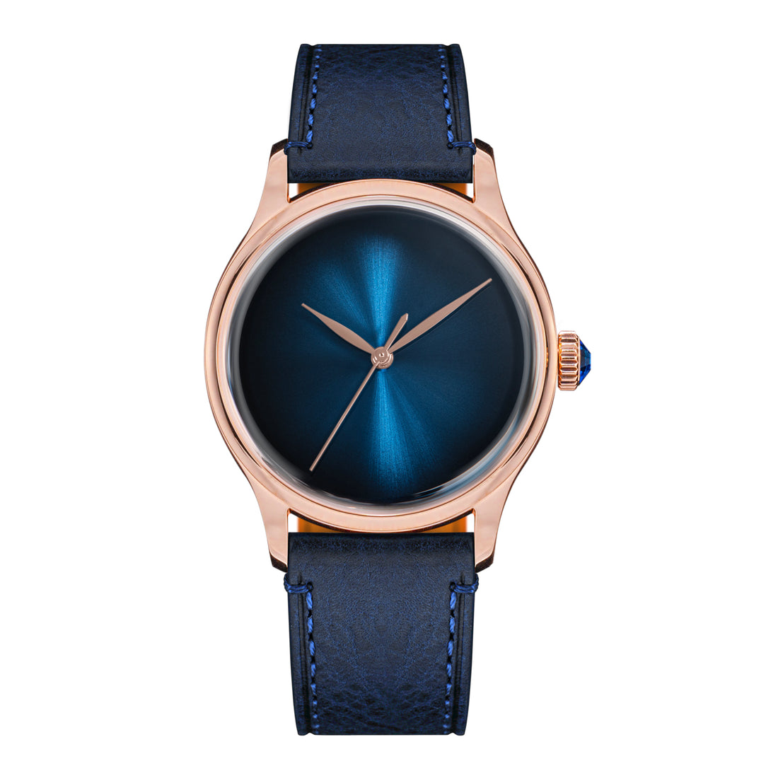 Heritage S455 Blue Dial Rose Gold Automatic