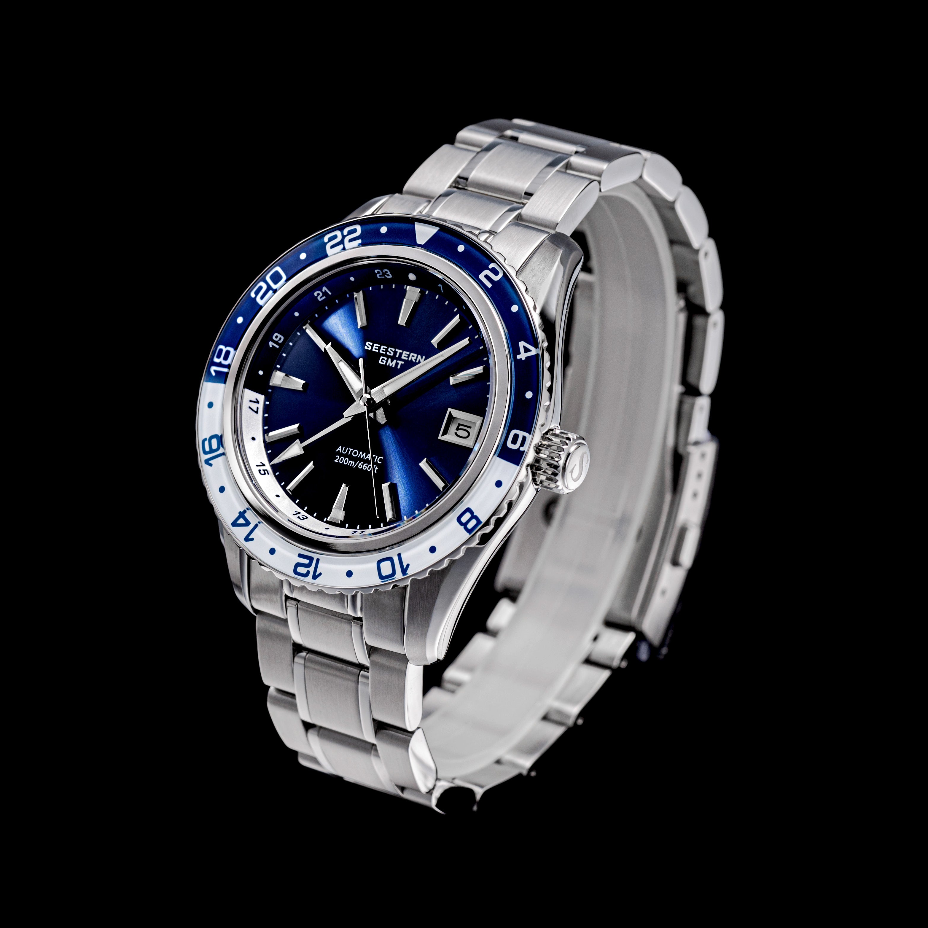 Seestern S456 GMT Automatic Blue Dial Automatic