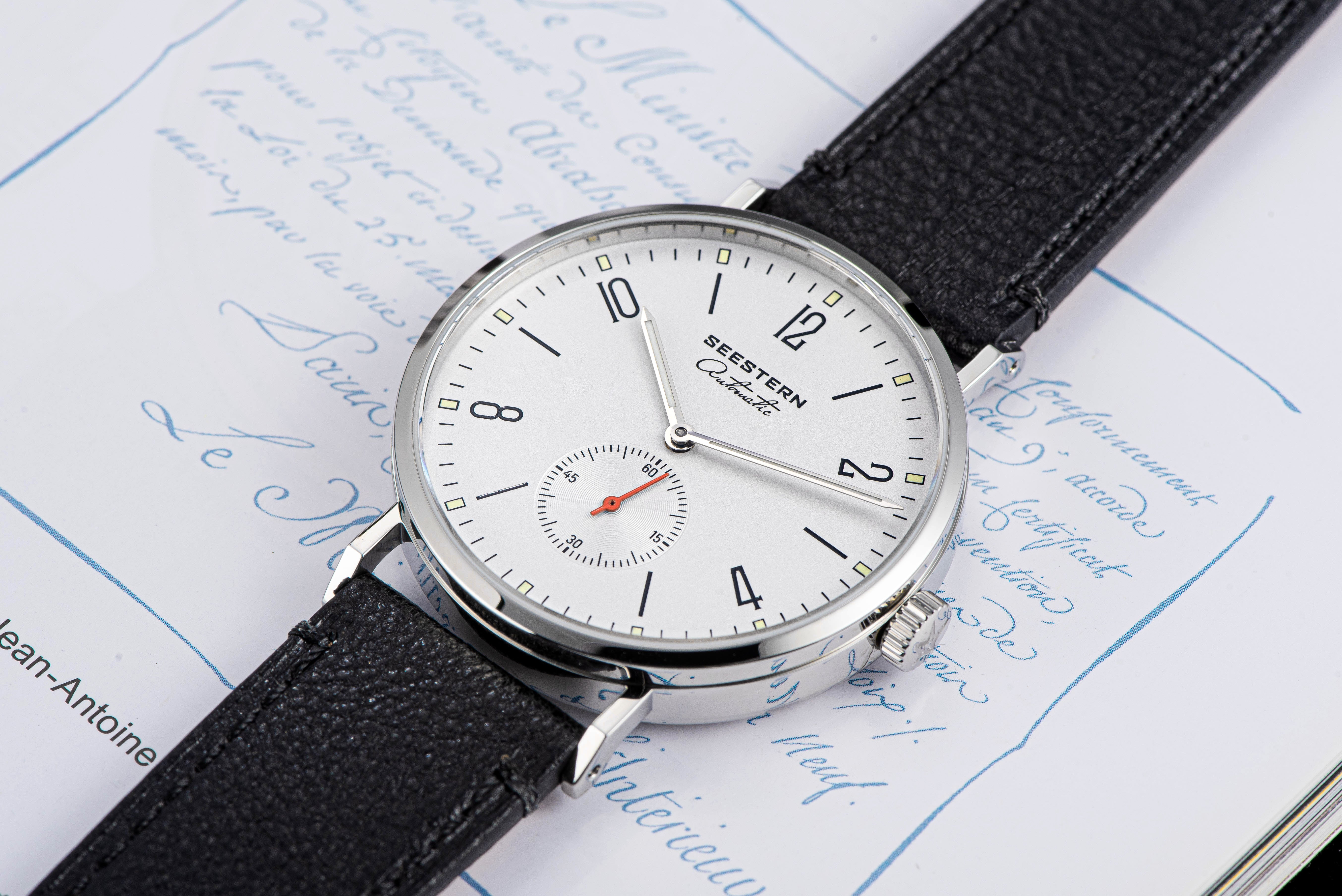 Seestern Automatic S382 38mm White Dial Classic Automatic Watch
