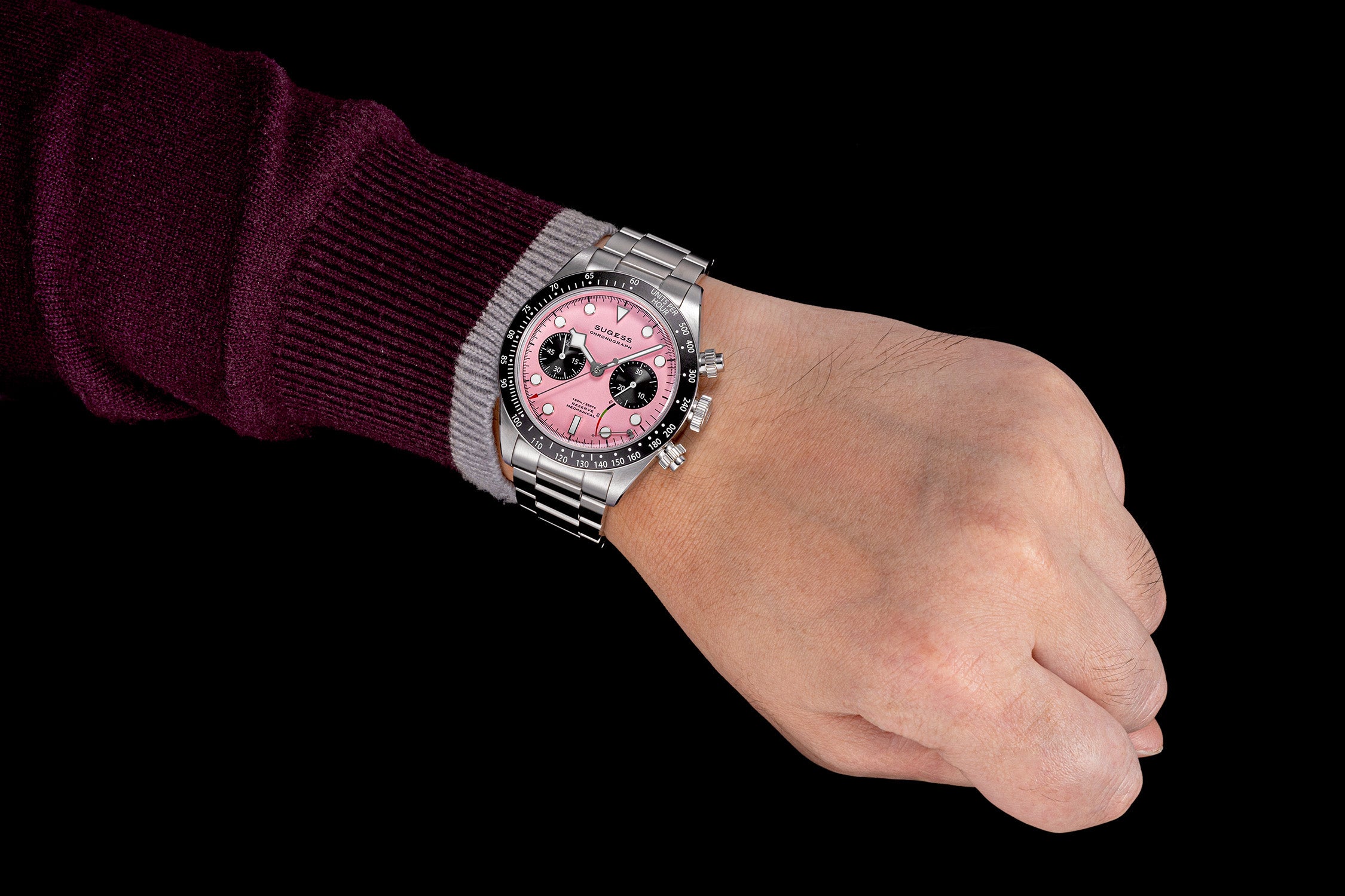 Chrono Heritage S457 Chronograph Power Reserve Pink Panda Dial