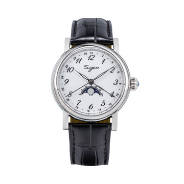 MoonPhase Master S395-2 Moon Phase Automatic Enamel Dial