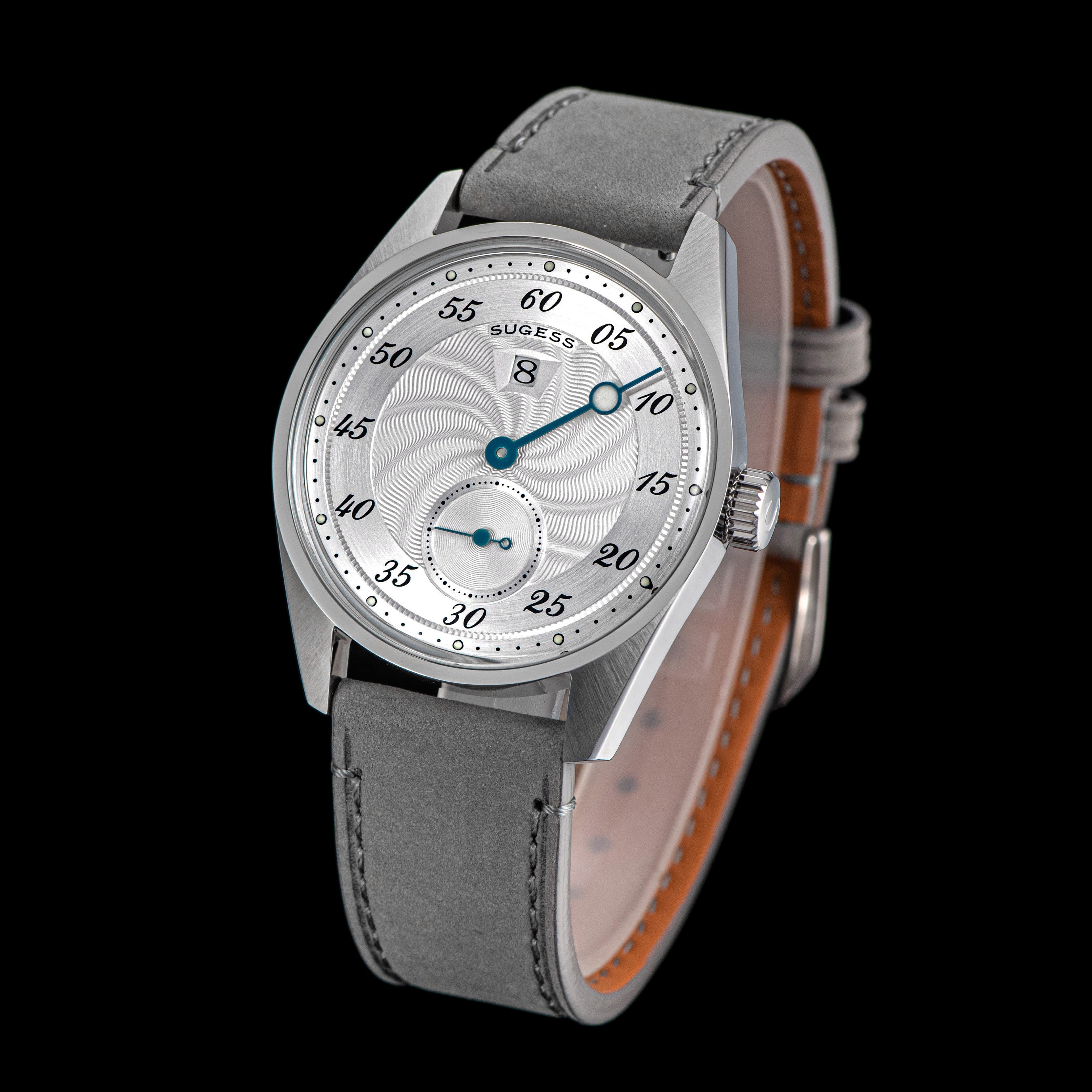 Automatic S451-1 Silver Dial Jumping Hour One Pointer Stainless Steel