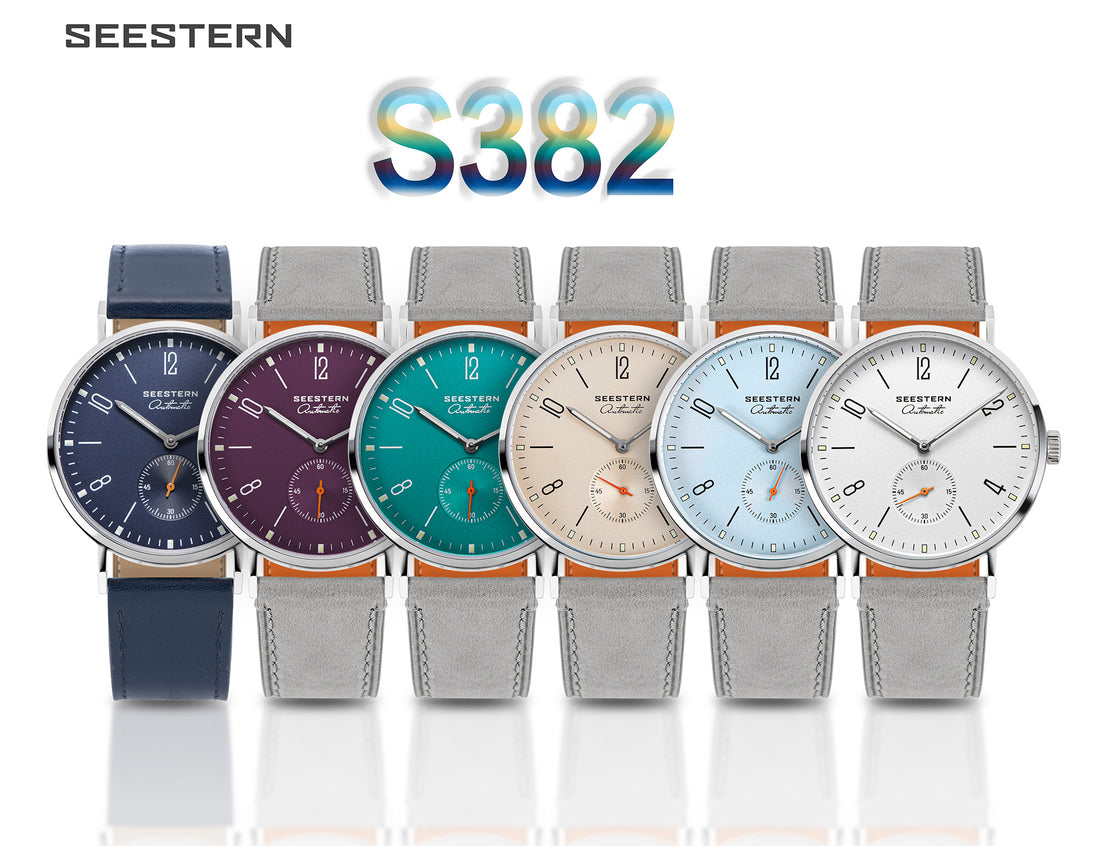 Seestern Automatic S382 38mm Purple Dial Classic Automatic Watch