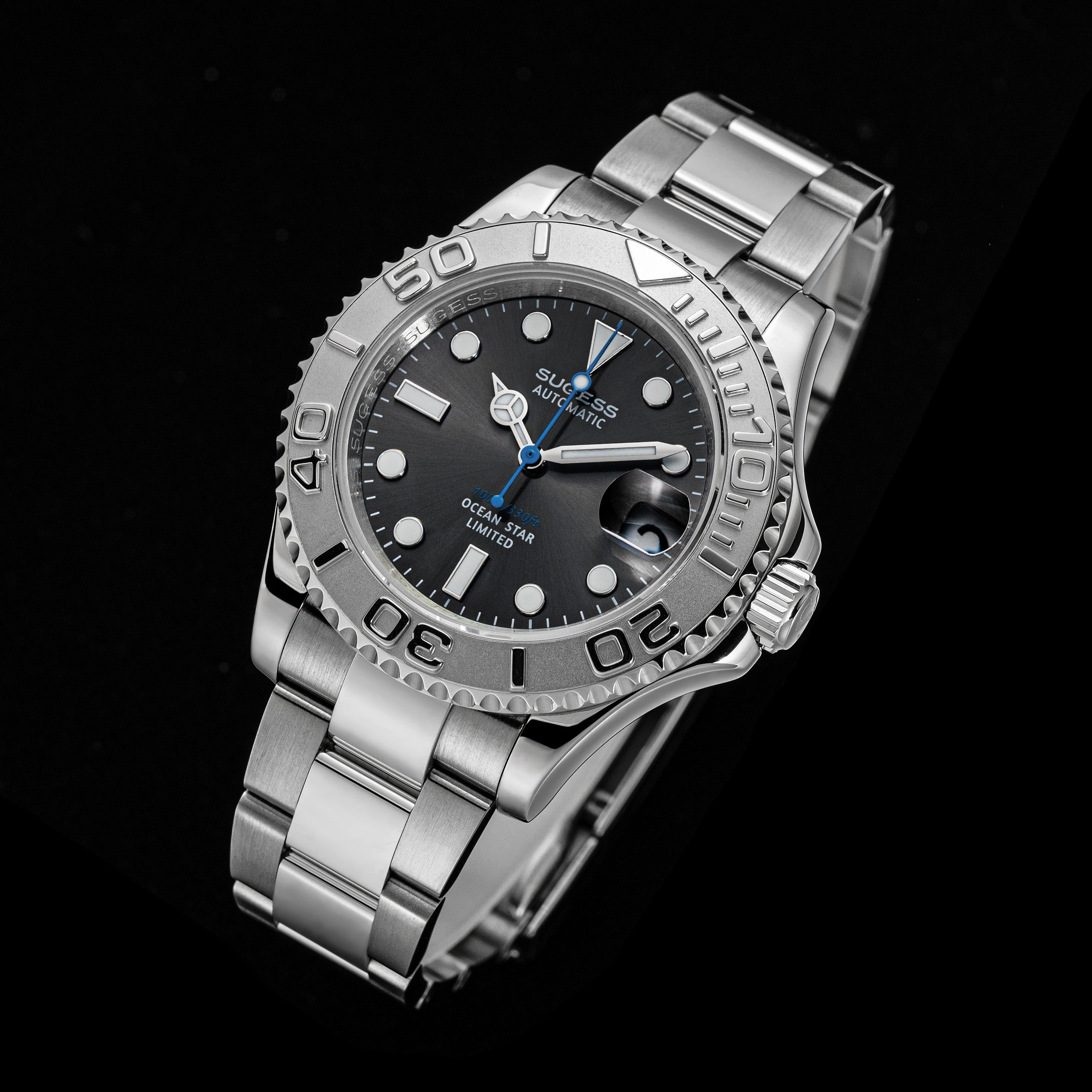 Oceanbeaw様 Ocean Star S450 YM Diver Watch NH35 Stainless-Steel Bezel Black Dial L