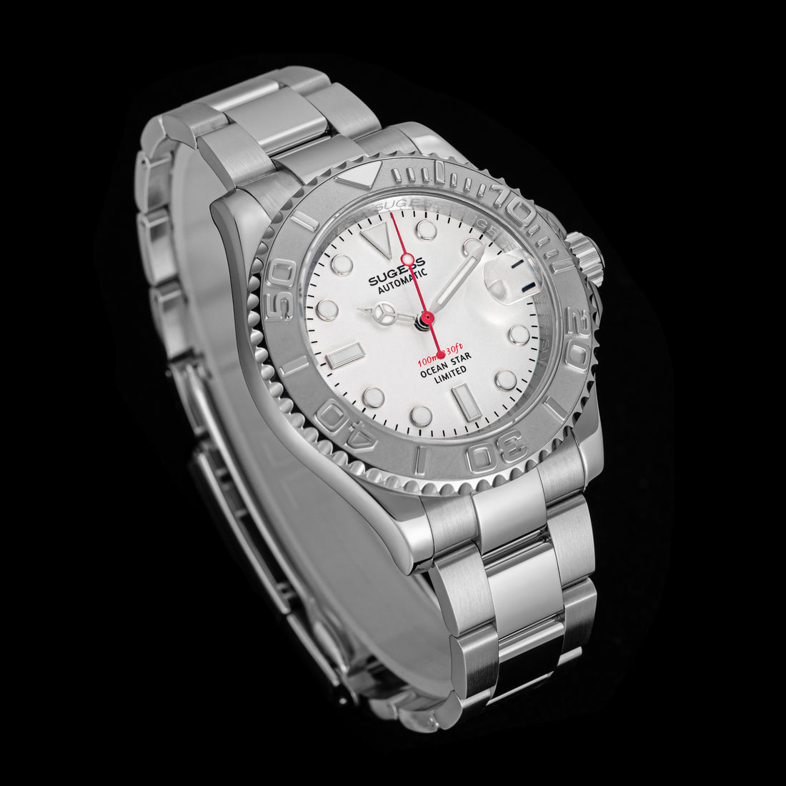 Ocean Star S450 YM Diver Watch NH35 Stainless-Steel Bezel White Dial Limited Edition