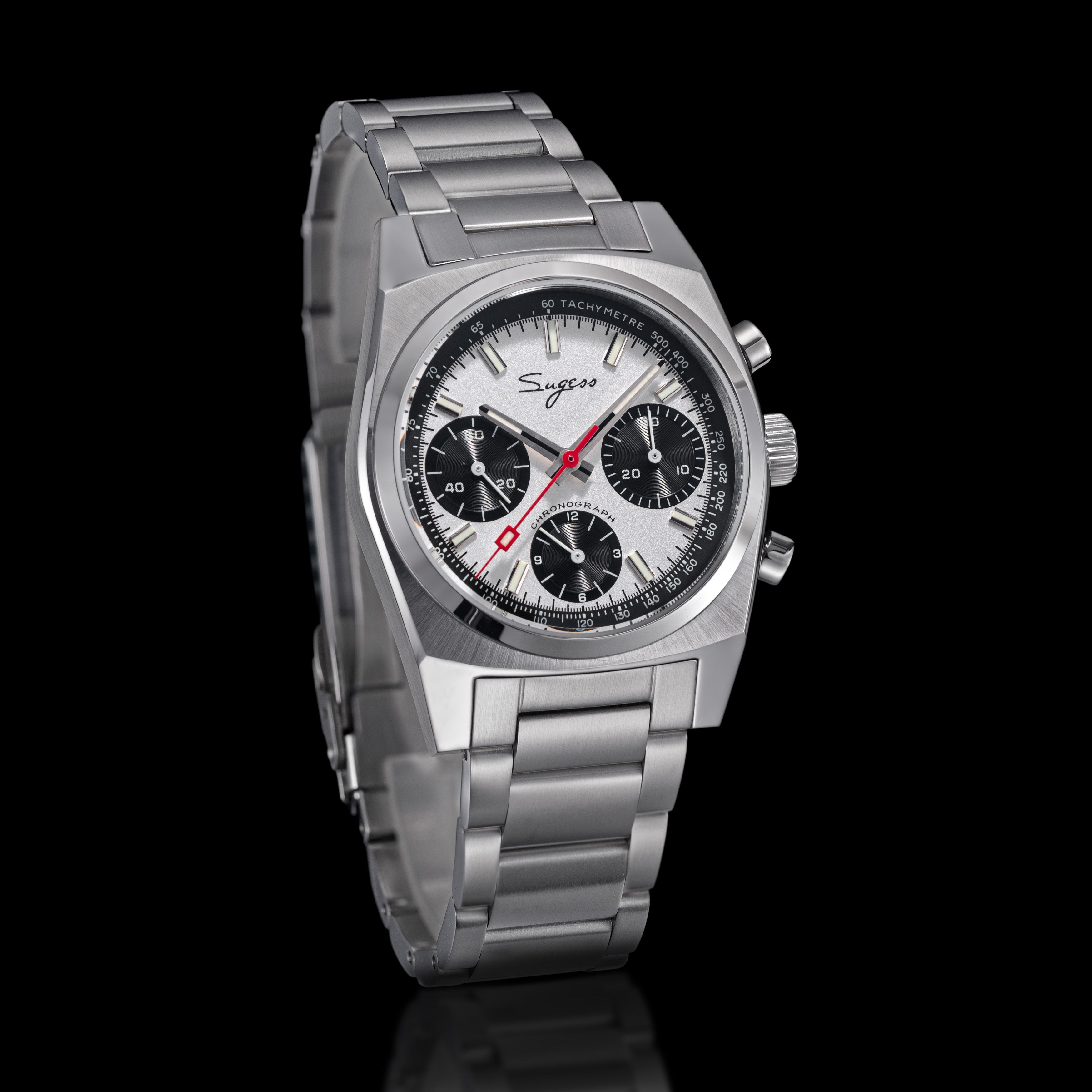Chrono Heritage S419-2 Chronograph Panda Dial Bracelet