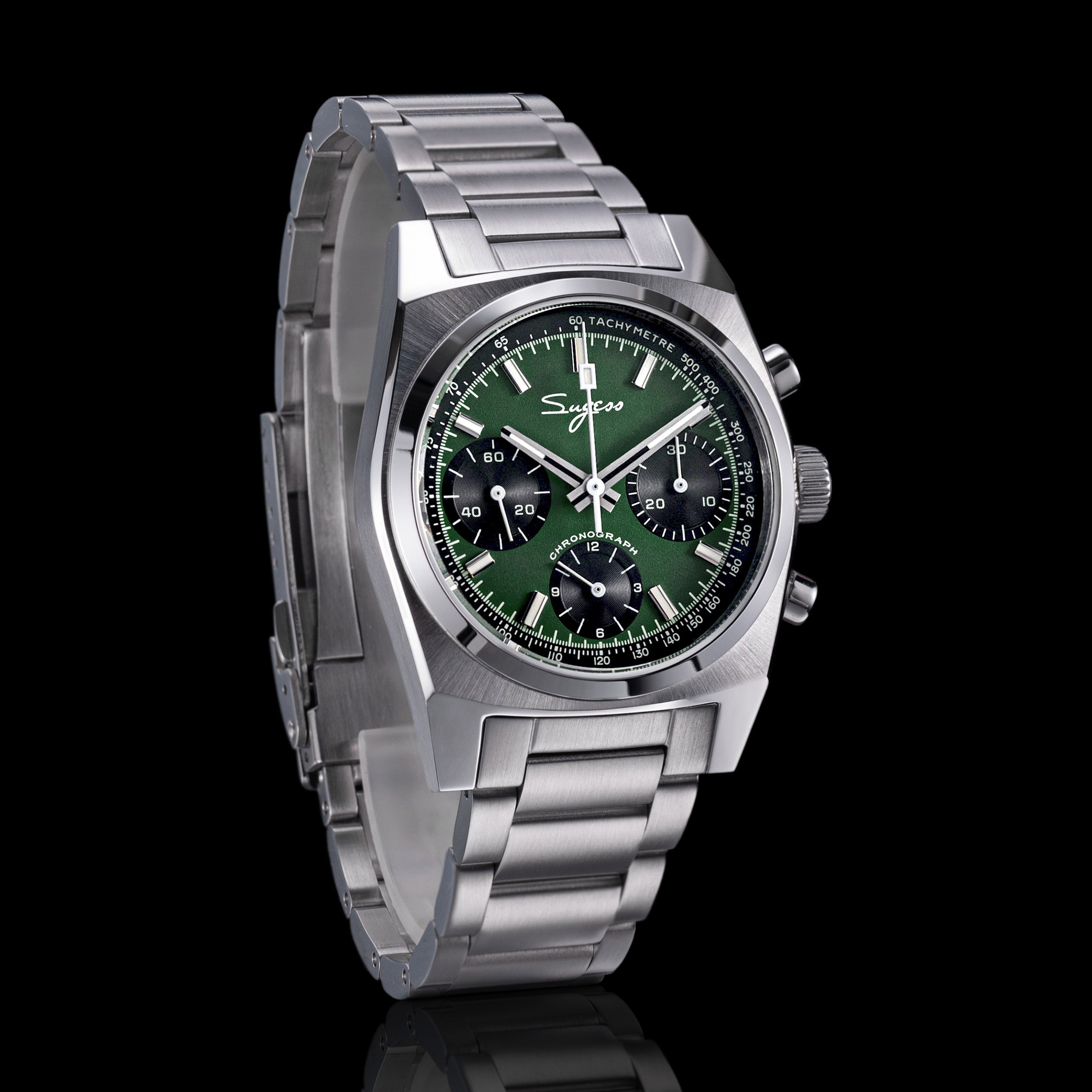 Chrono Heritage S419-2 Chronograph Green Dial