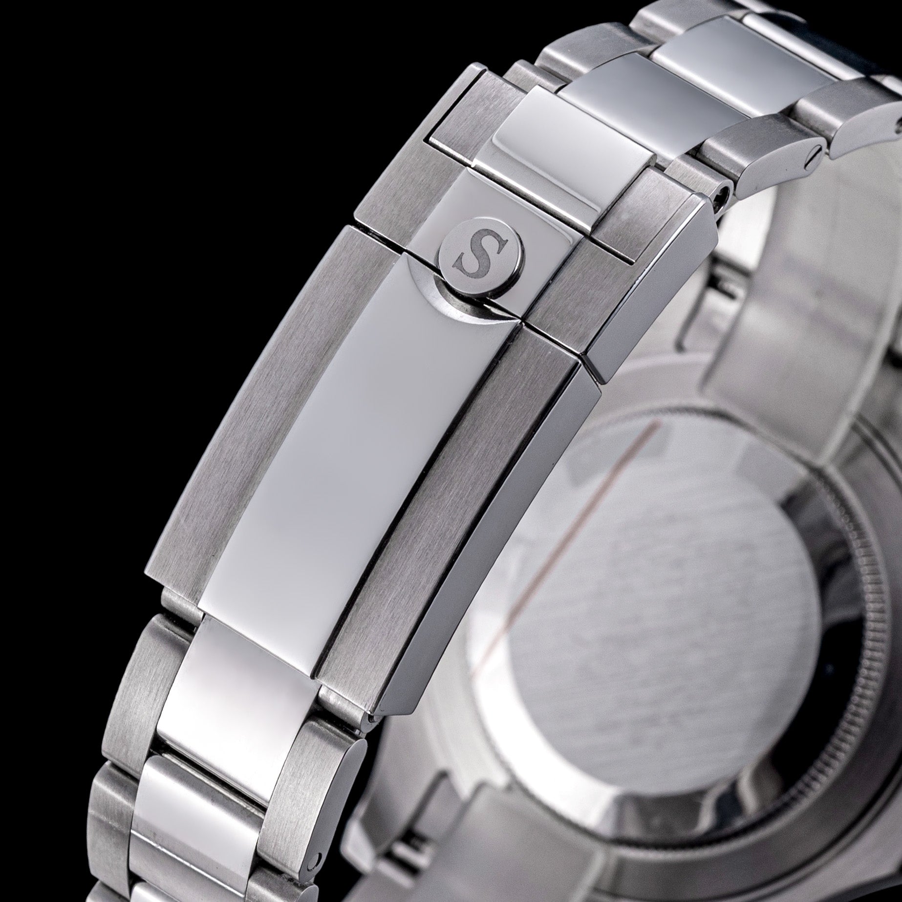 Sugess S476 Blue Glacier Crackle Dial Automatic