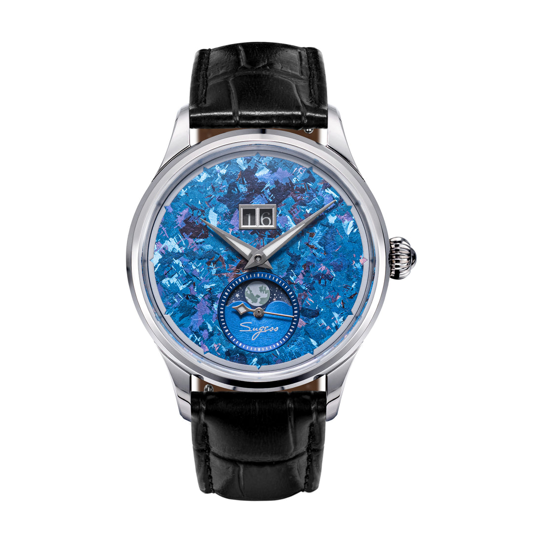 Sugess S401 MoonPhase Master Automatic Blue Dial